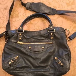 COPY - Balenciaga grey cross over bag